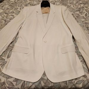 Cream colored linen blazer